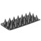 Pack of 10 Plastic Bird Deterrent Spikes for Birds, Pigeon, Squirrel, Raccoon, Crow, and Cat Anti-Climb Strips to Deter Theft - Suitable for Wall, Windowsill, Railing, Fence, and Roof